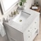 James Martin Vanities Breckenridge 30in Single Vanity Cabinet, Bright White 330-V30-BW - alternate 7